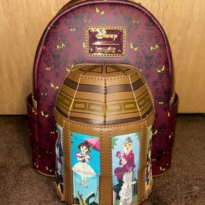 NEW Loungefly Disney Haunted Mansion Stretching Room Glow-in-the-Dark Backpack